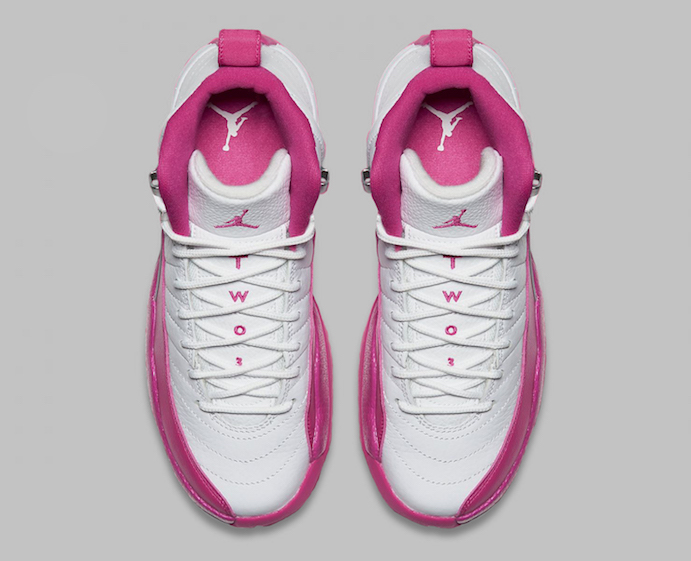 Air Jordan 12 GS Valentines Day Dynamic Pink