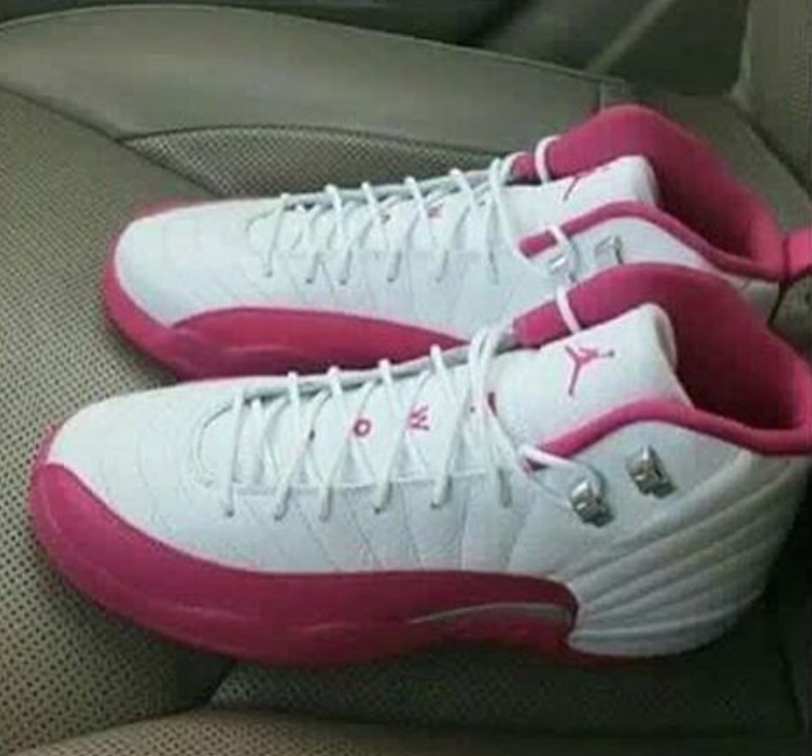 Air Jordan 12 GS White Dynamic Pink Release Date