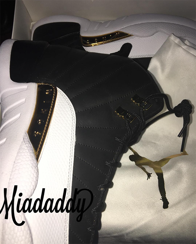Air Jordan 12 Wings Black Gold