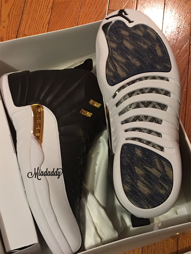 Air Jordan 12 Wings Black Gold