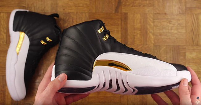 Wings Air Jordan 12 Black Gold