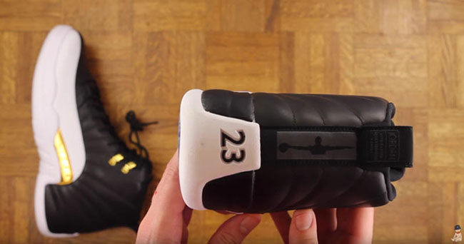 Wings Air Jordan 12 Black Gold