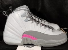 Closer Look at the Air Jordan 12 GS ‘Vivid Pink’ Air Jordan 12 GS Vivid Pink Grey
